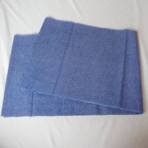 Photo3: Tenugui material/dark blue - Cotton fabric