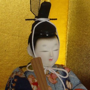 Photo5: Japanese doll "Kimekomi Hina ningyo"