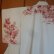 Photo5: Atractive red flowers white  Vintage Kimono homongi (5)