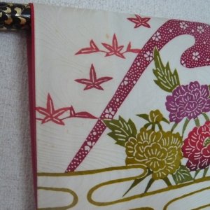 Photo2: Ryukyu pattern★Unique design and Japanese colors Kimono komon