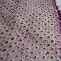 Purple "Shibori"cloth - kimono fabric