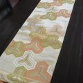 Tortoiseshell pattern - a piece of Kimono obi fabric
