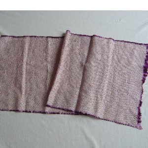 Photo2: Purple "Shibori"cloth - kimono fabric
