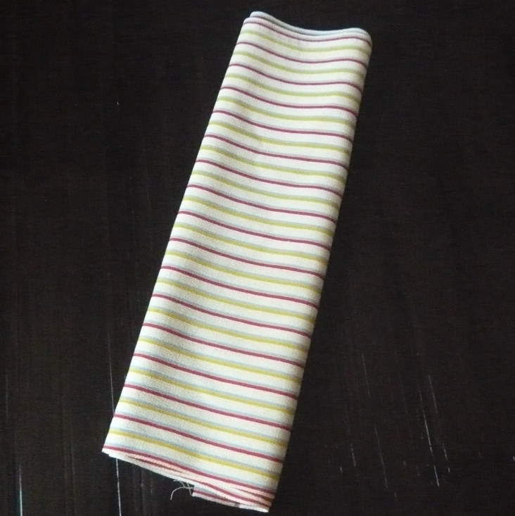 Cute stripes kimono fabric -Silk cloth
