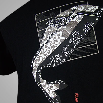 Photo: T-shirt "Whale" Japanese style
