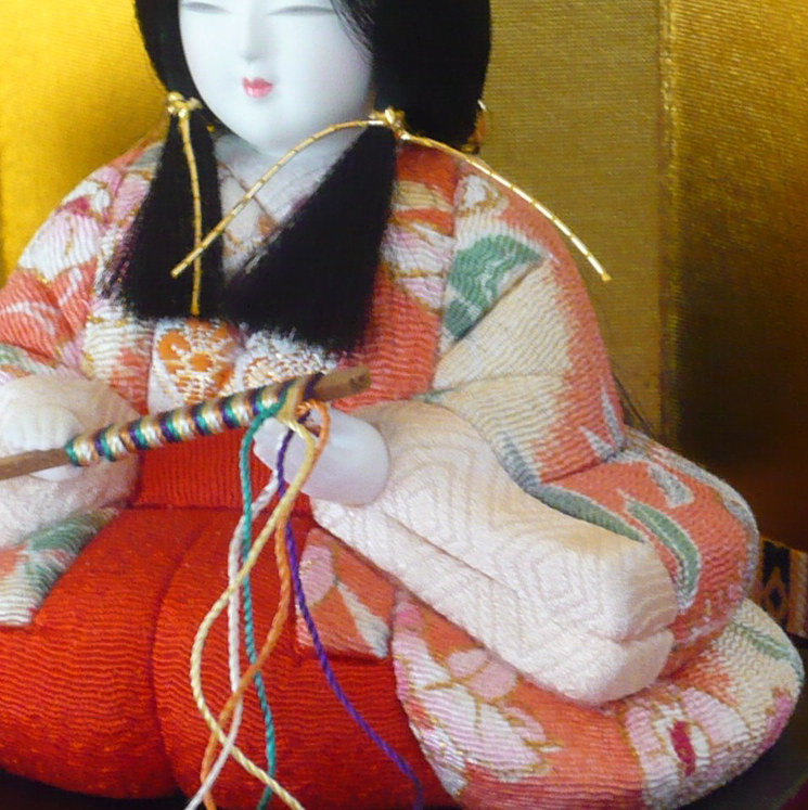 Photo: Japanese doll "Kimekomi Hina ningyo"