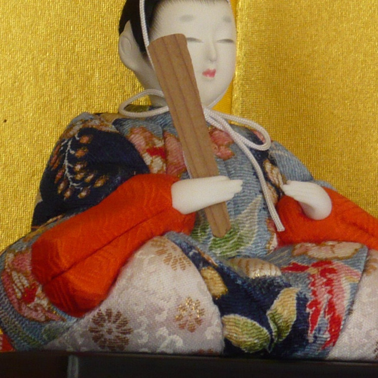 Photo: Japanese doll "Kimekomi Hina ningyo"