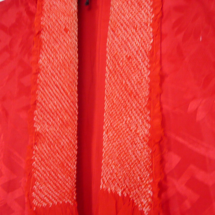 Photo: Ｆascinating red color ~~  Vintage Kimono Juban red